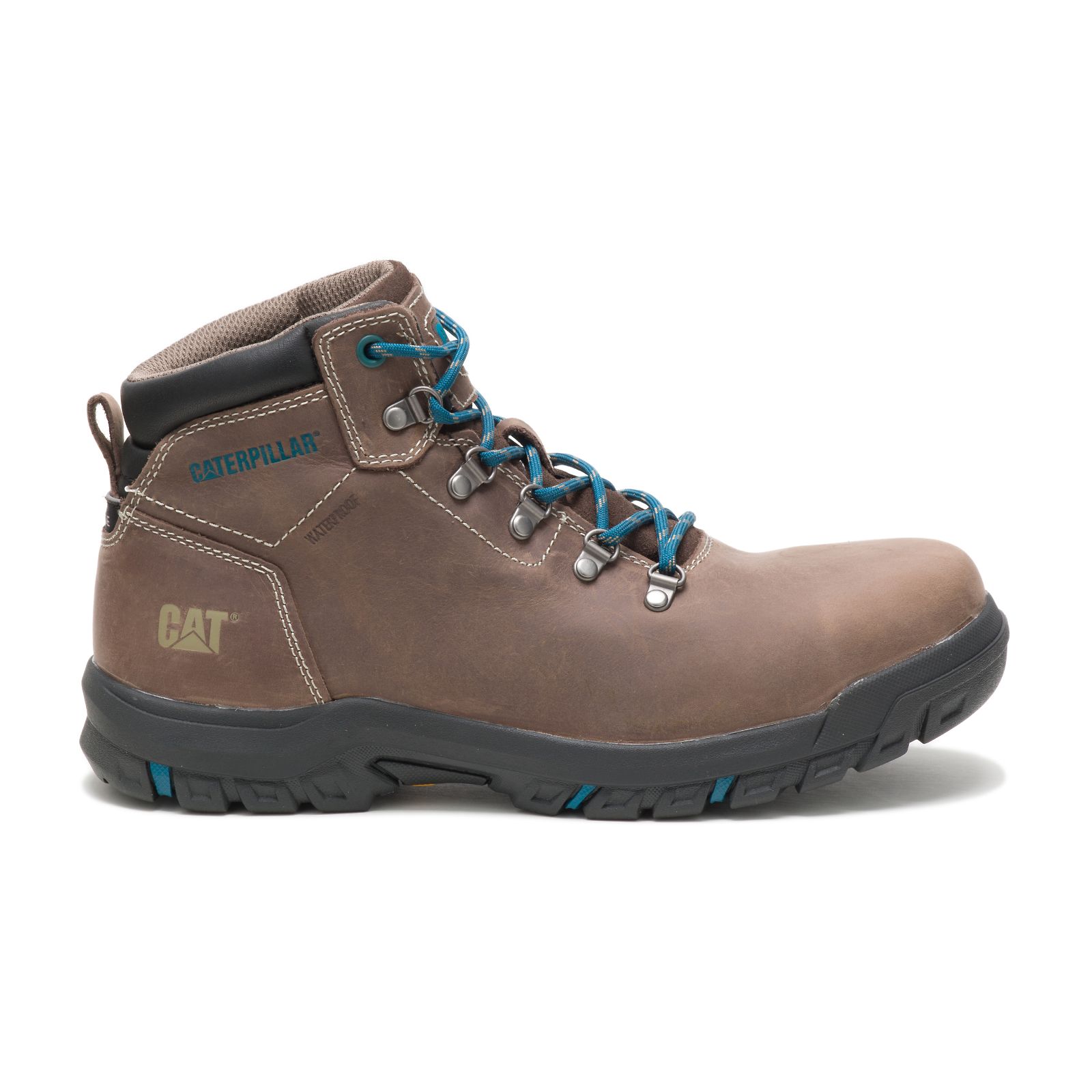 Caterpillar Boots South Africa - Cat Women's Mae Steel Toe Waterproof Work Boots Brown VH8207631